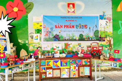 TRƯỜNG TIỂU HỌC ĐÔNG SƠN TRƯNG BÀY SẢN PHẨM STEM NĂM HỌC 2025-2026